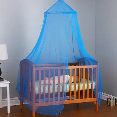 Ciel de lit pour bébé bleu