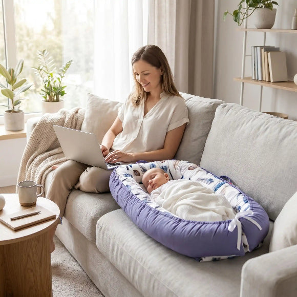 Cocon de lit respirant utilisable sur le canapé