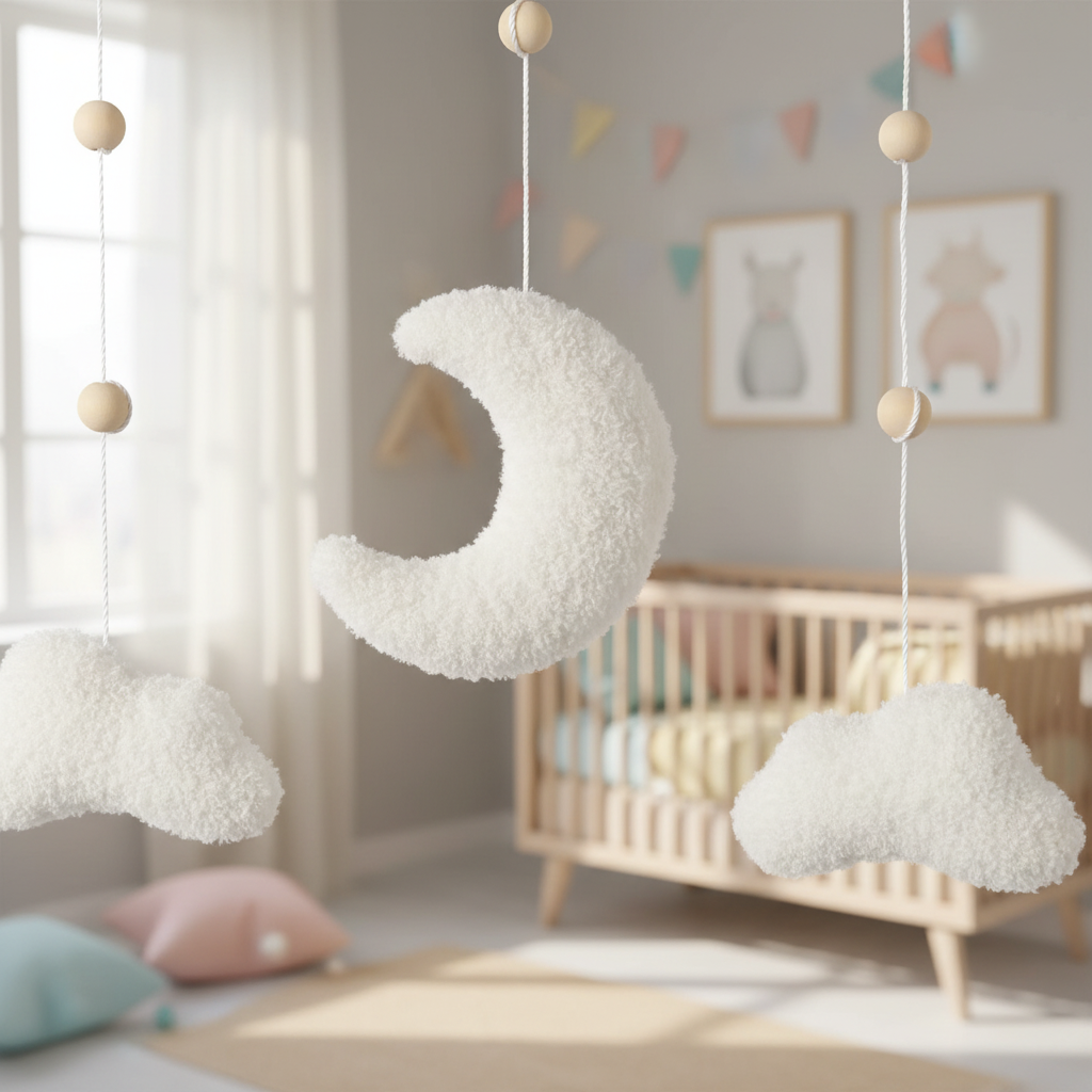 Mobile bébé détail nursery