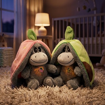 Peluche qui respire créative en fruits