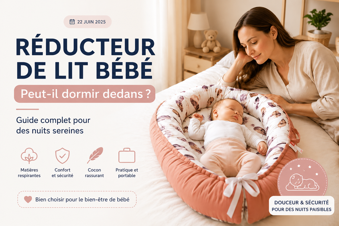 Est-ce qu’un bébé peut dormir dans un réducteur de lit ? Guide complet pour les parents