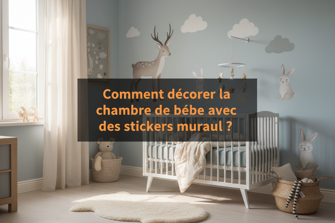 Comment décorer la chambre de bébé avec des stickers muraux ?