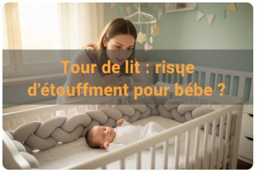 Tour de lit : risque d'étouffement pour bébé ?
