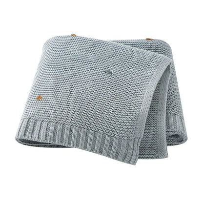 Couverture bébé tricot – Nuage Tricoté Étoile de bébé