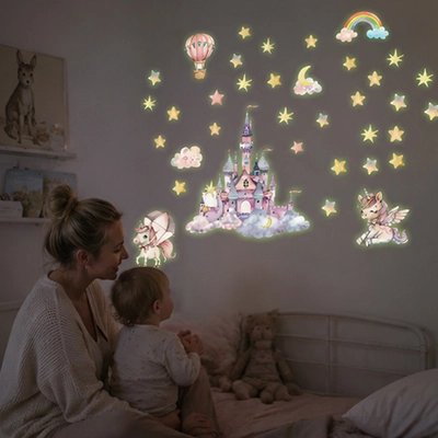 Autocollant chambre bebe lumineux