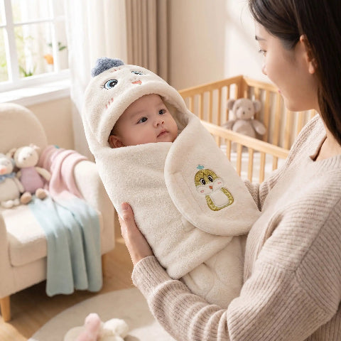 Bébé dans les bras de sa maman-Nid d'ange bébé chaud pour nouveau-né