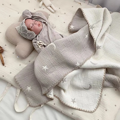 COUVERTURE ETOILE POUR BEBE | ULTRA-DOUCE