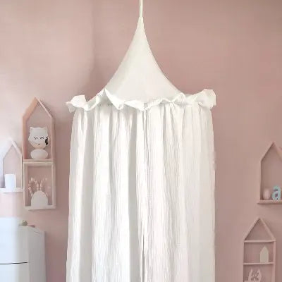 Ciel de Lit bébé blanc coton