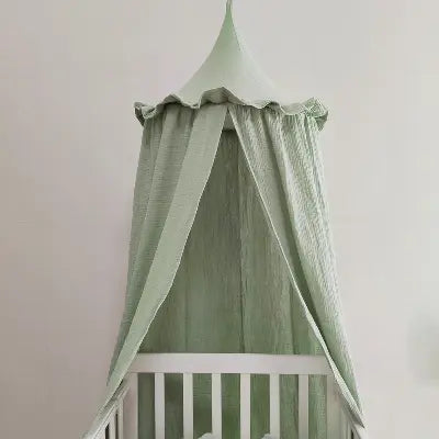 Ciel de Lit bébé vert coton