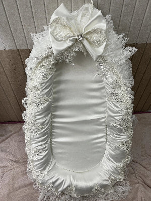 Cocon bébé Dentelle blanc