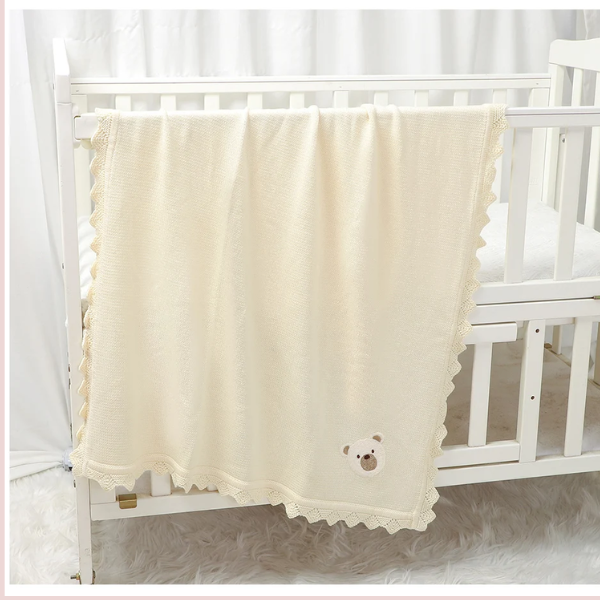 Couverture bébé tricot | Coton Doux