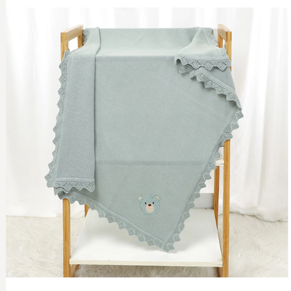 Couverture bébé tricot | Coton Doux