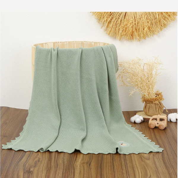 Couverture bébé tricot | Coton Doux