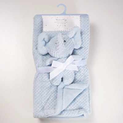 Couverture bébé polaire bleue pour bébé douce et chaude pour le quotidien