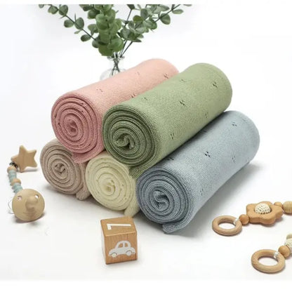 Couverture bebe Tricot | Tricot Douceur Étoile de bébé