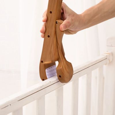 Support pour Mobile Bébé et Boîte à Musique (Blanc ou Bois)