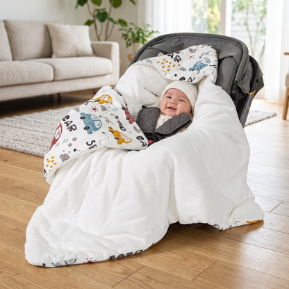 Couverture siège auto bébé | Cocon à Capuche