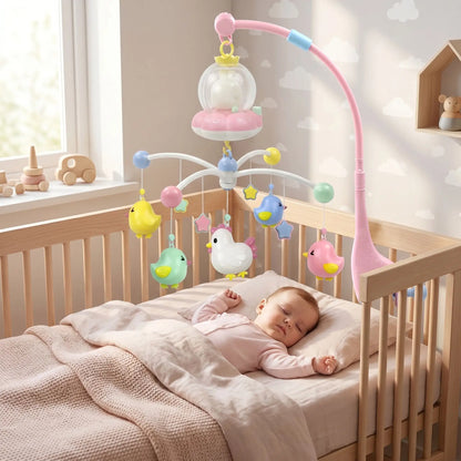 mobile lit bébé musical et lumineux - Nuit Magique™