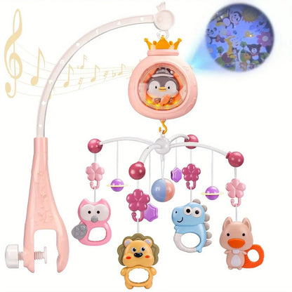 Mobile musiccal bébé lumineux pour sommeil bébé