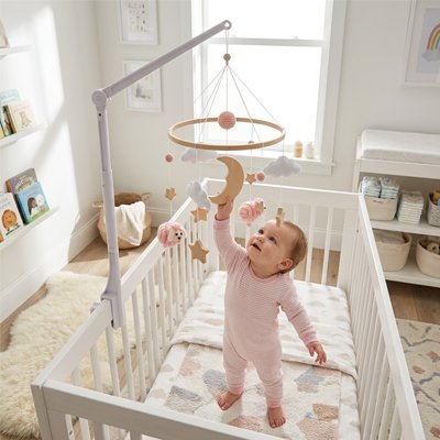 Mobile pour bébé fixation sécurisée