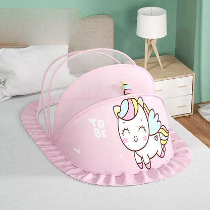 Moustiquaire lit bebe Pop-Up rose Hello Kitty