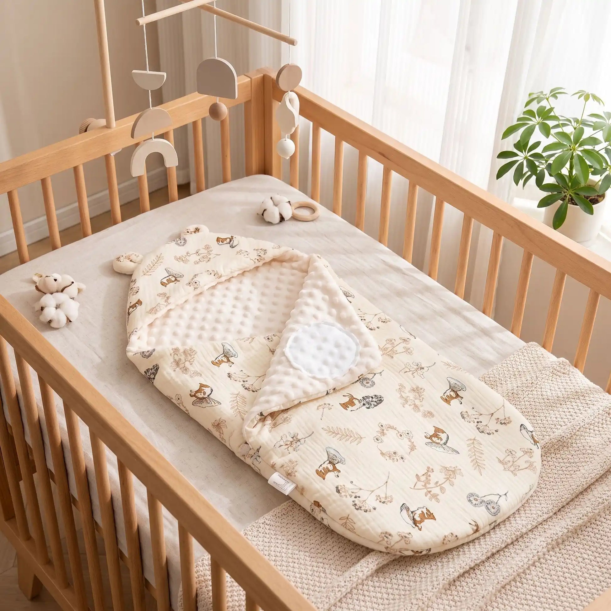 Nid d’ange bébé motif Petit Lapin de la Jungle
