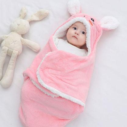Nid d’ange bébé rose doux et chaud pour nouveau-né