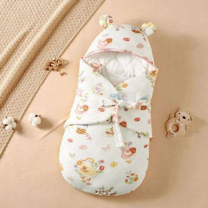 Nid d'ange bebe coton bambou rose