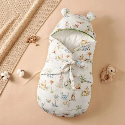 Nid d'ange bebe coton bambou vert