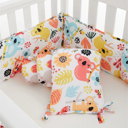 tour de lit bébé | coton 4 pièces