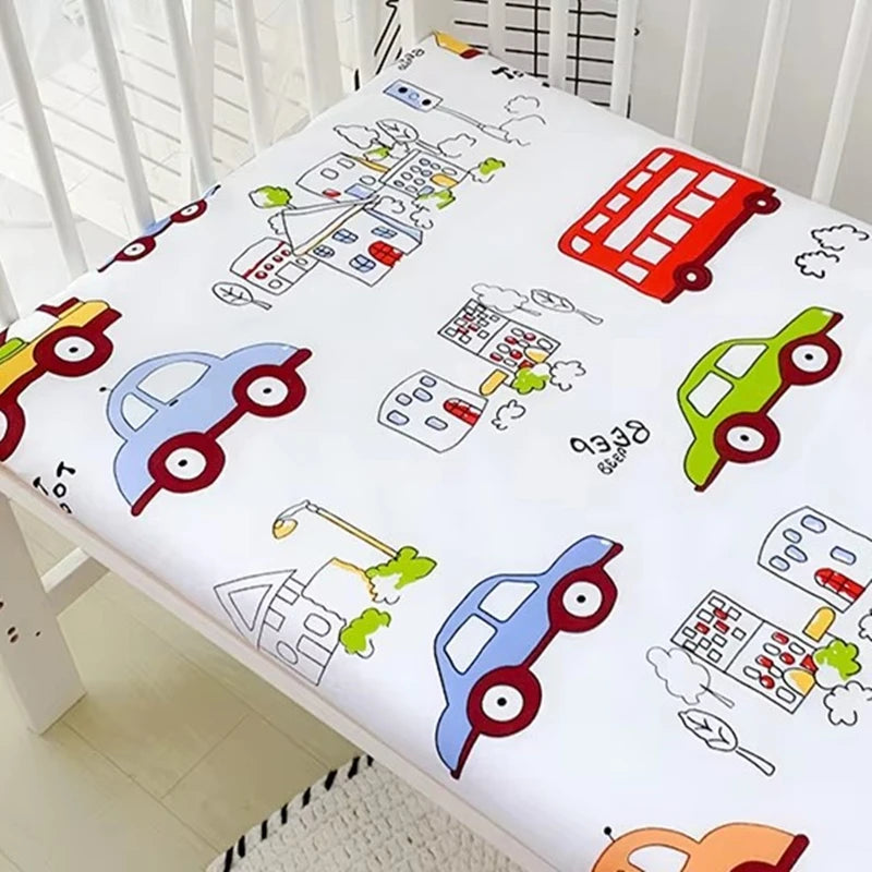 tour de lit bébé coton lavable | Kit complet 6 pièces