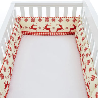 tour de lit bébé | coton 4 pièces