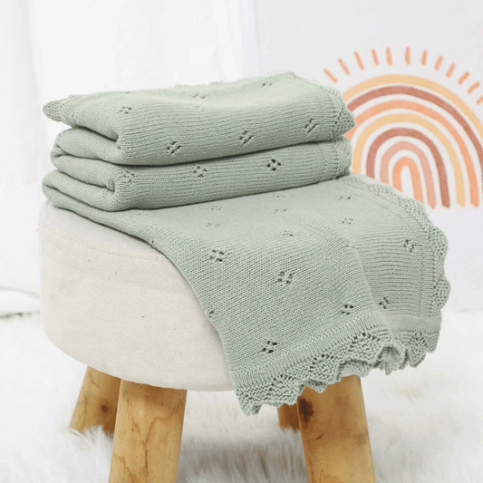 Couverture bebe tricot | Douceur Régulée