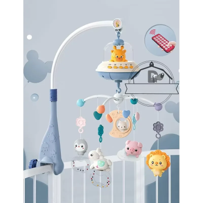 Mobile pour lit bebe lumineux conçu pour calmer et endormir bébé.