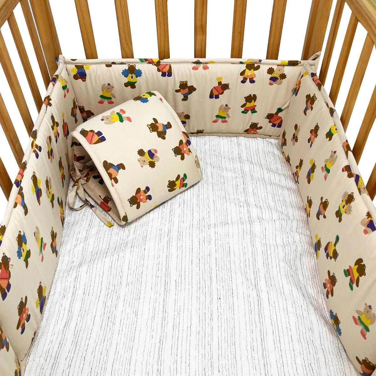 tour de lit bébé | coton 4 pièces