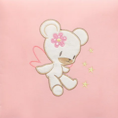 Tour de lit bébé fille en coton