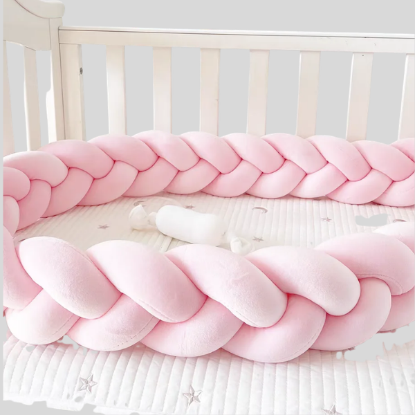 Tresse-de-lit-rose-pour-fille