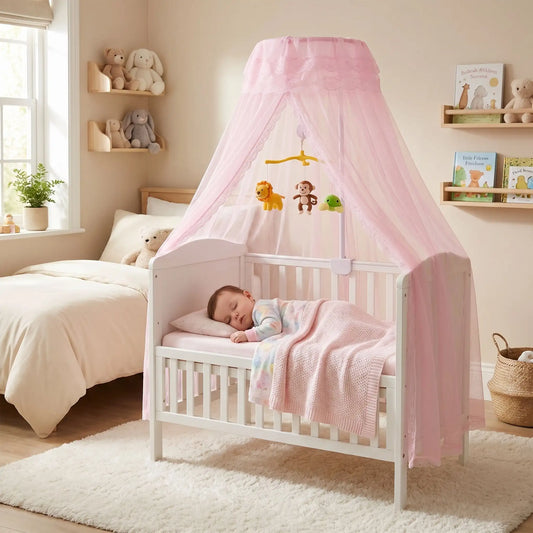 Moustiquaire ciel de lit bébé | Voile Magique