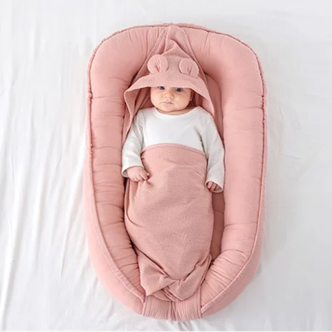 cocon bebe reducteur lit bebe rose