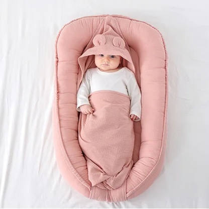 cocon bebe reducteur lit bebe rose