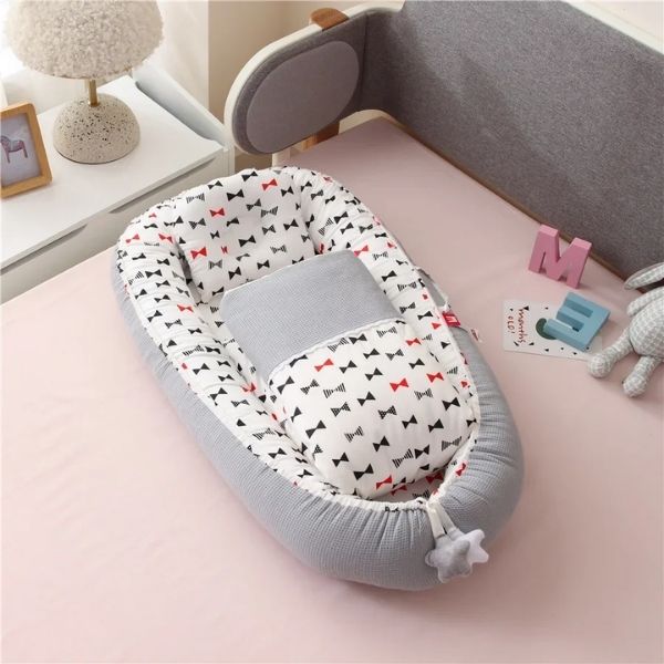 cocon de sommeil bebe cosy gris 50x85cm