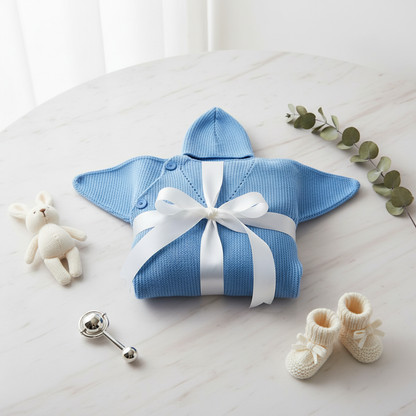 Couverture étoile bleue en cadeau
