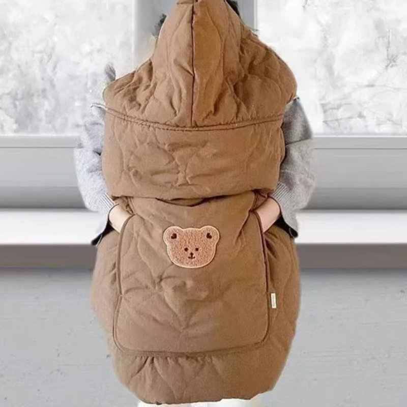 couverture de portage marron