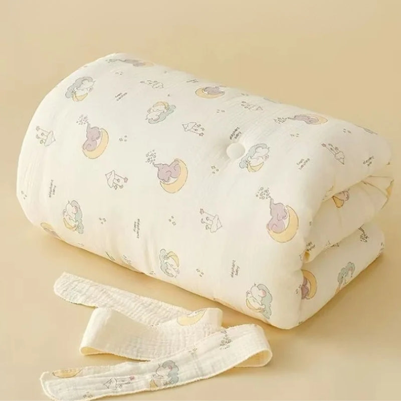 couverture emmaillotage hiver roulée rangement