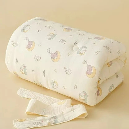 couverture emmaillotage hiver roulée rangement