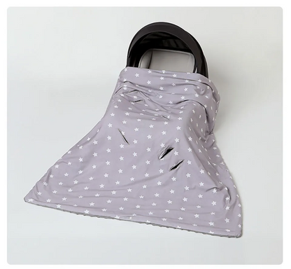 COUVERTURE ETOILE POUR BEBE | CAPUCHE DOUCE
