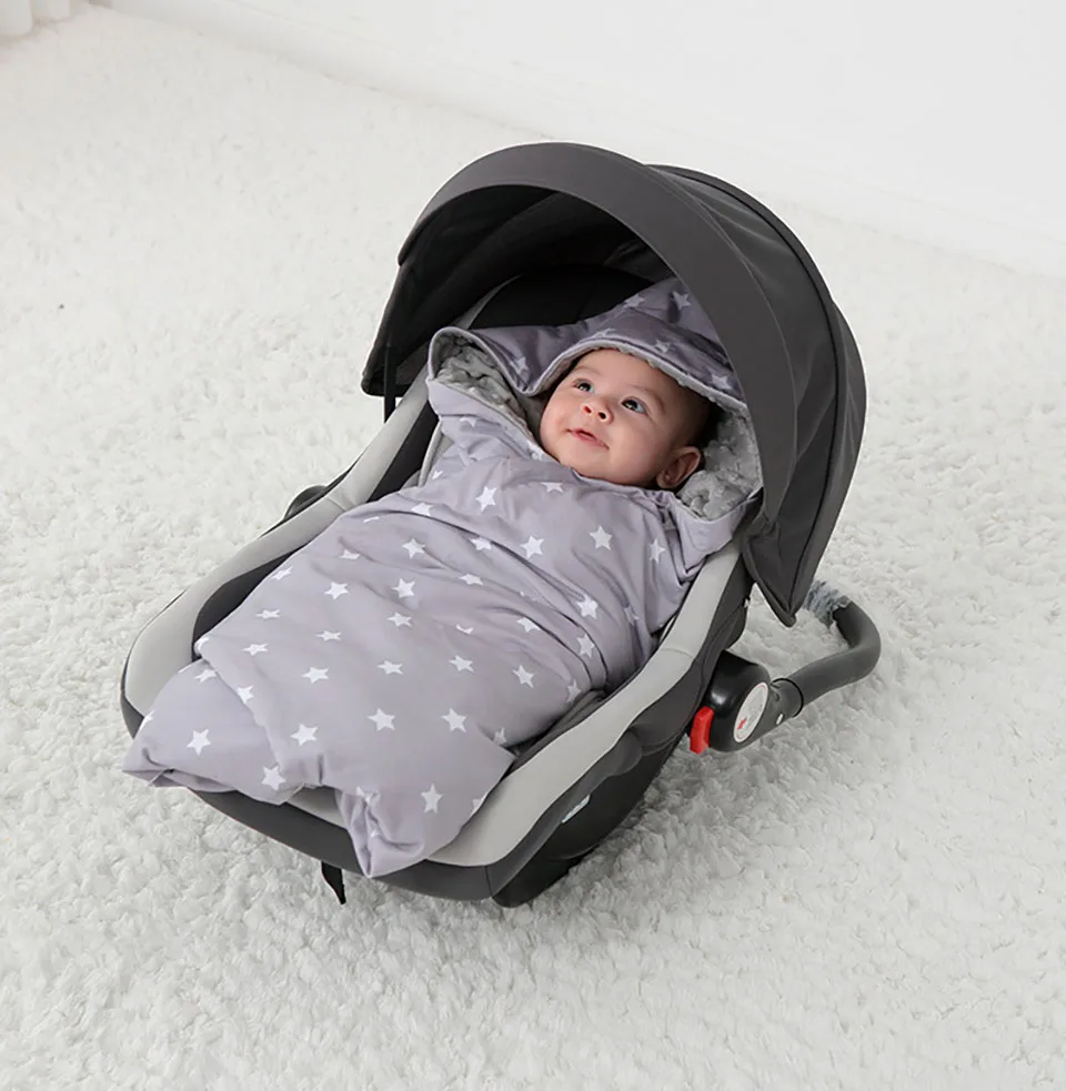 COUVERTURE ETOILE POUR BEBE | CAPUCHE DOUCE