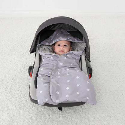 COUVERTURE ETOILE POUR BEBE | CAPUCHE DOUCE