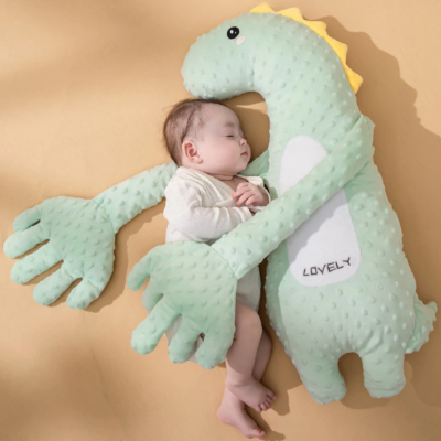 doudou 2 en 1 bebe confortable pour lit et sol