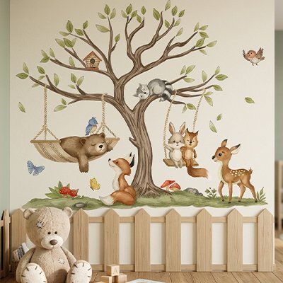 grand stickers chambre bebe
